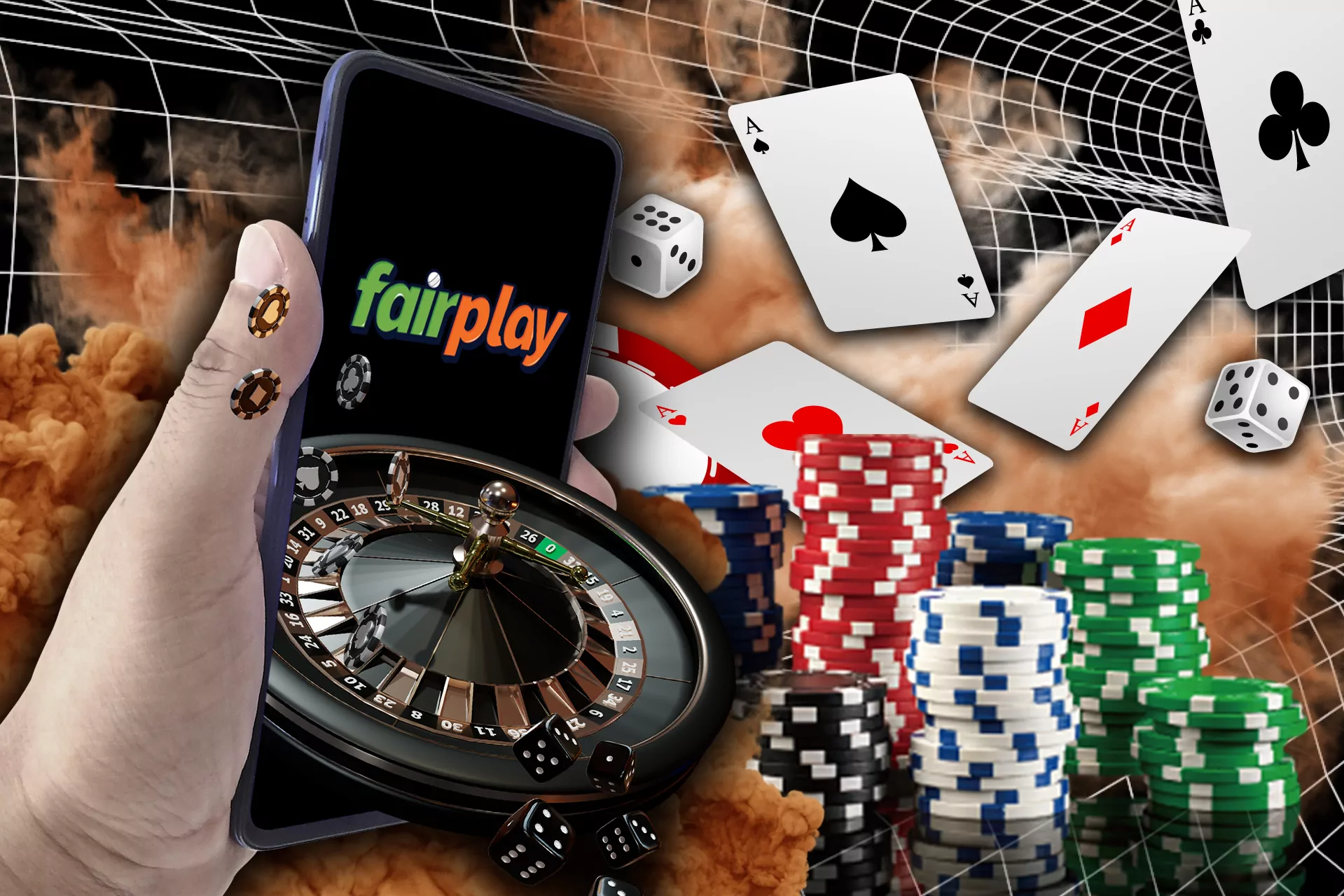 Play online casino games in the Fairplay app.