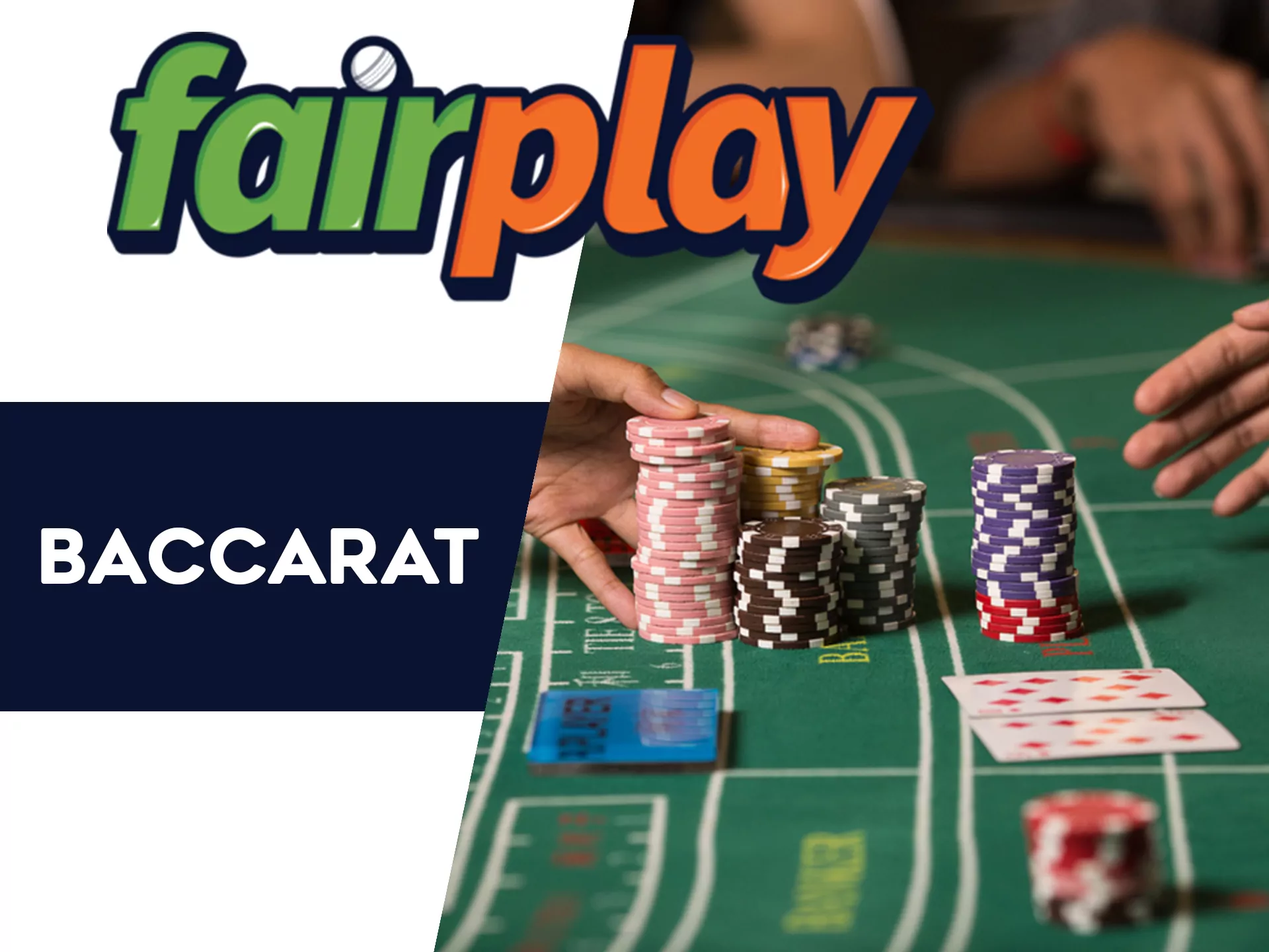 Baccarat is available for playing in the Fairplay casino.