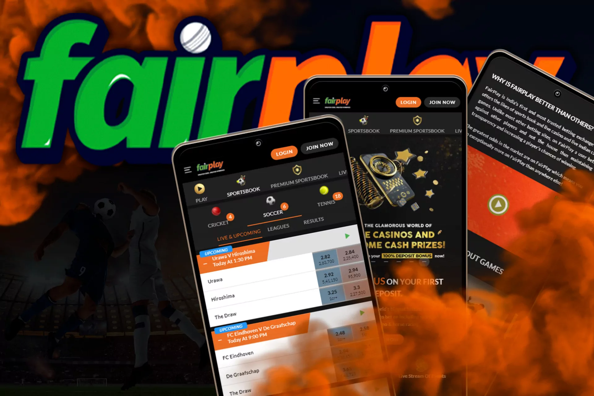 The Fairplay app can be used on most Android devices.