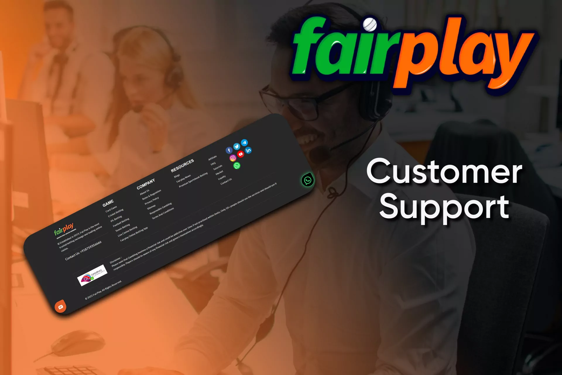If you have questions about Fairplay, you can ask customer support.