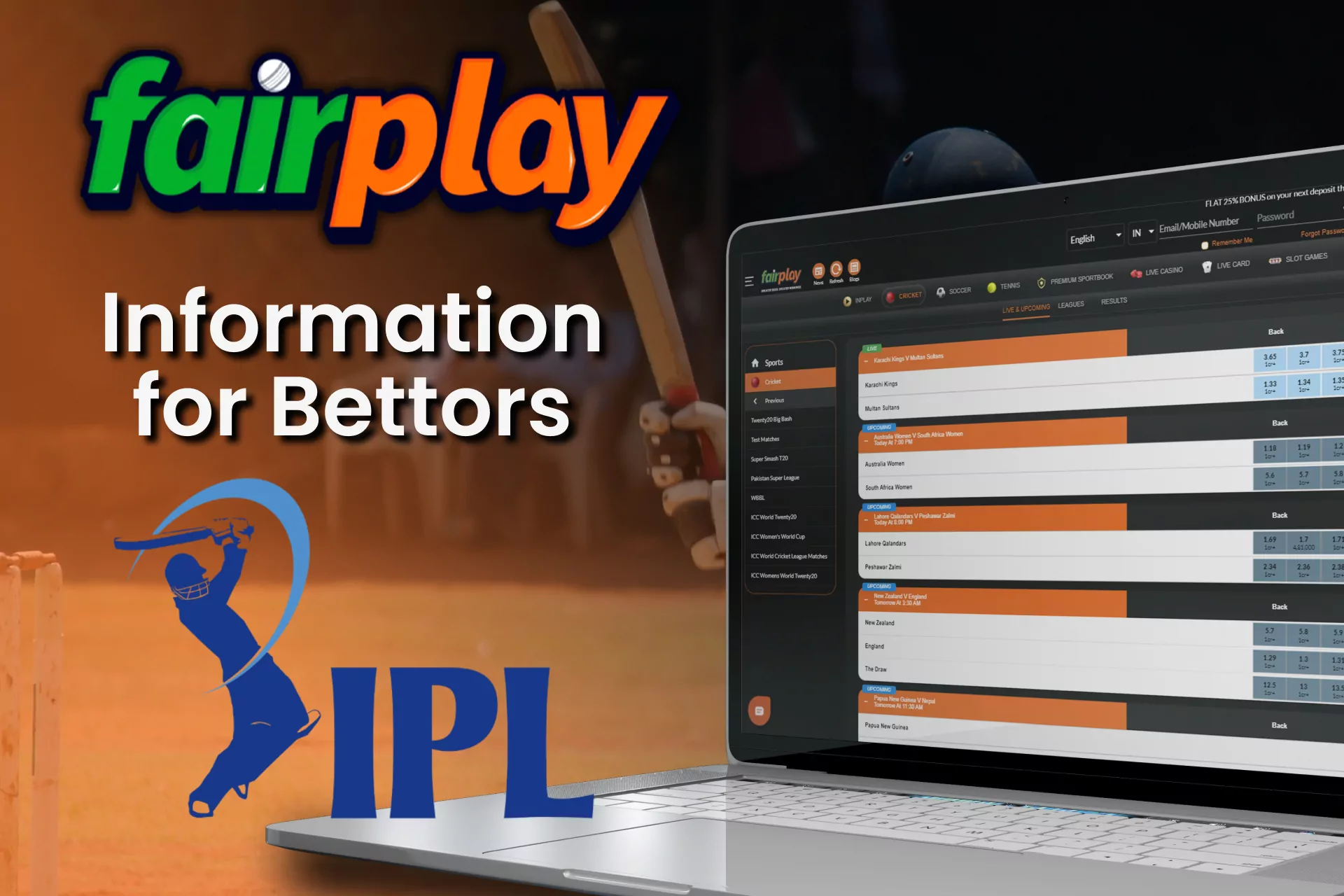 Find out about IPL at Fairplay.